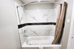 Free toiletries, hair dryer, towels