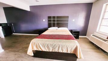 Desk, iron/ironing board, free WiFi, bed sheets