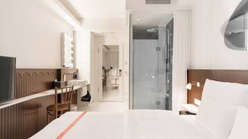 Literie hypoallergénique, coffres-forts dans les chambres