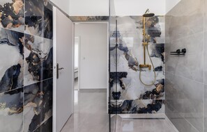 Shower, hair dryer