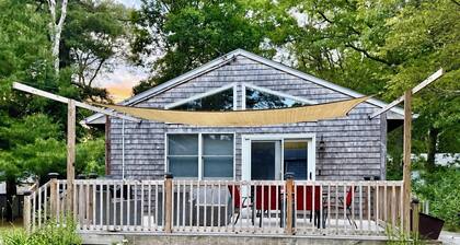 Peaceful 3-Bedroom Beach Cottage with Deck, Beach Parking Pass & Outdoor Shower