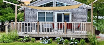 Peaceful 3-Bedroom Beach Cottage with Deck, Beach Parking Pass & Outdoor Shower