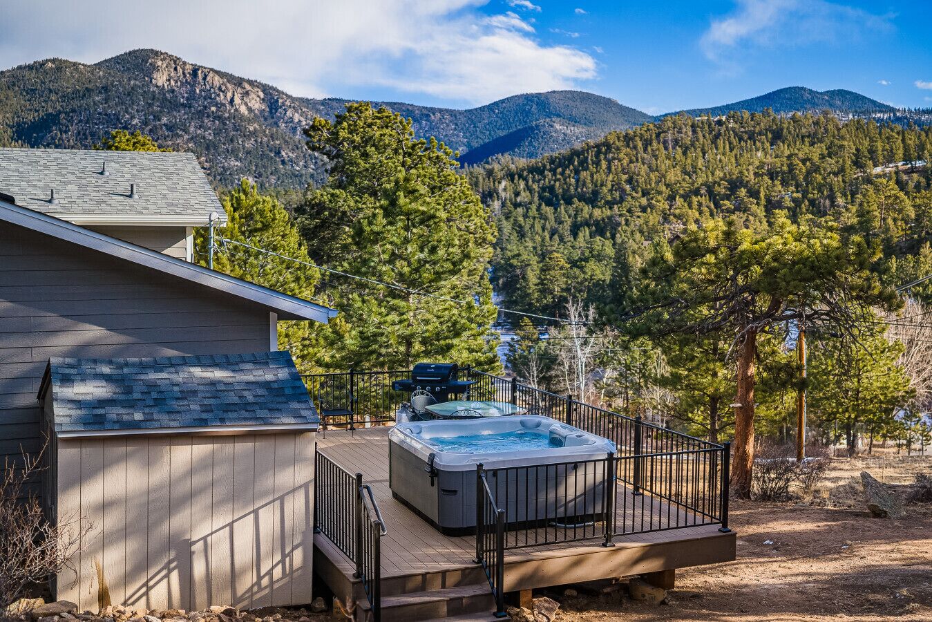 Bain à remous extérieur