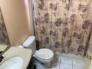 Towels, soap, toilet paper