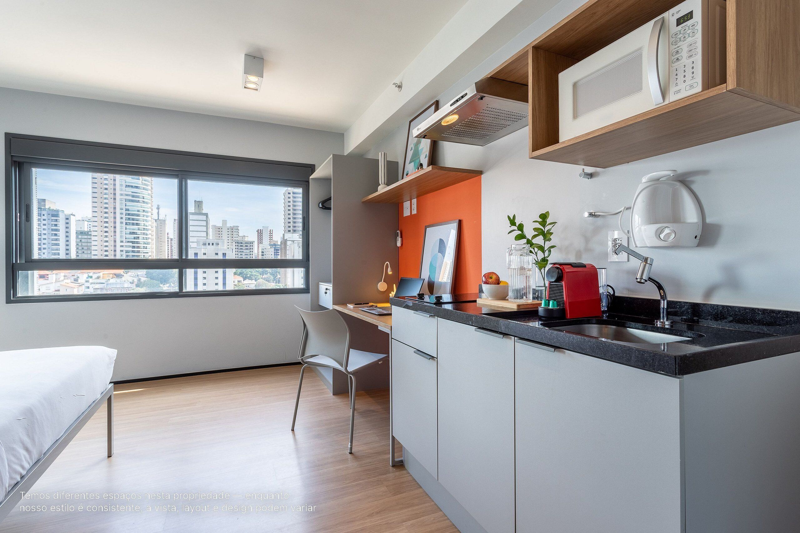 Elite Studio | Desk, laptop workspace, free WiFi, bed sheets