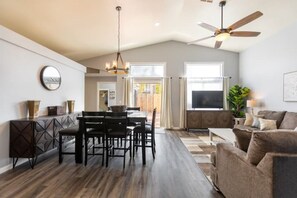 Smart TV, books, stereo, computer monitors