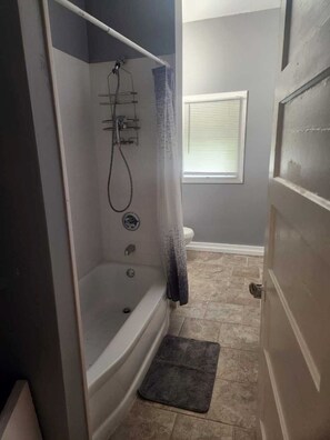 Towels, soap, shampoo