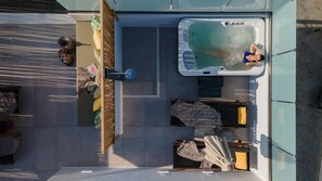 Suite, Hot Tub | Terrace/patio - Makava Suites Naxos  (Naxos)