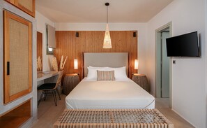 Suite, bain à remous | 1 chambre, literie de qualité supérieure, couette en duvet d'oie