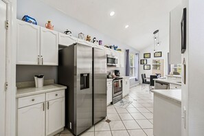 Modern Kitchen Fully Stocked for Your Stay