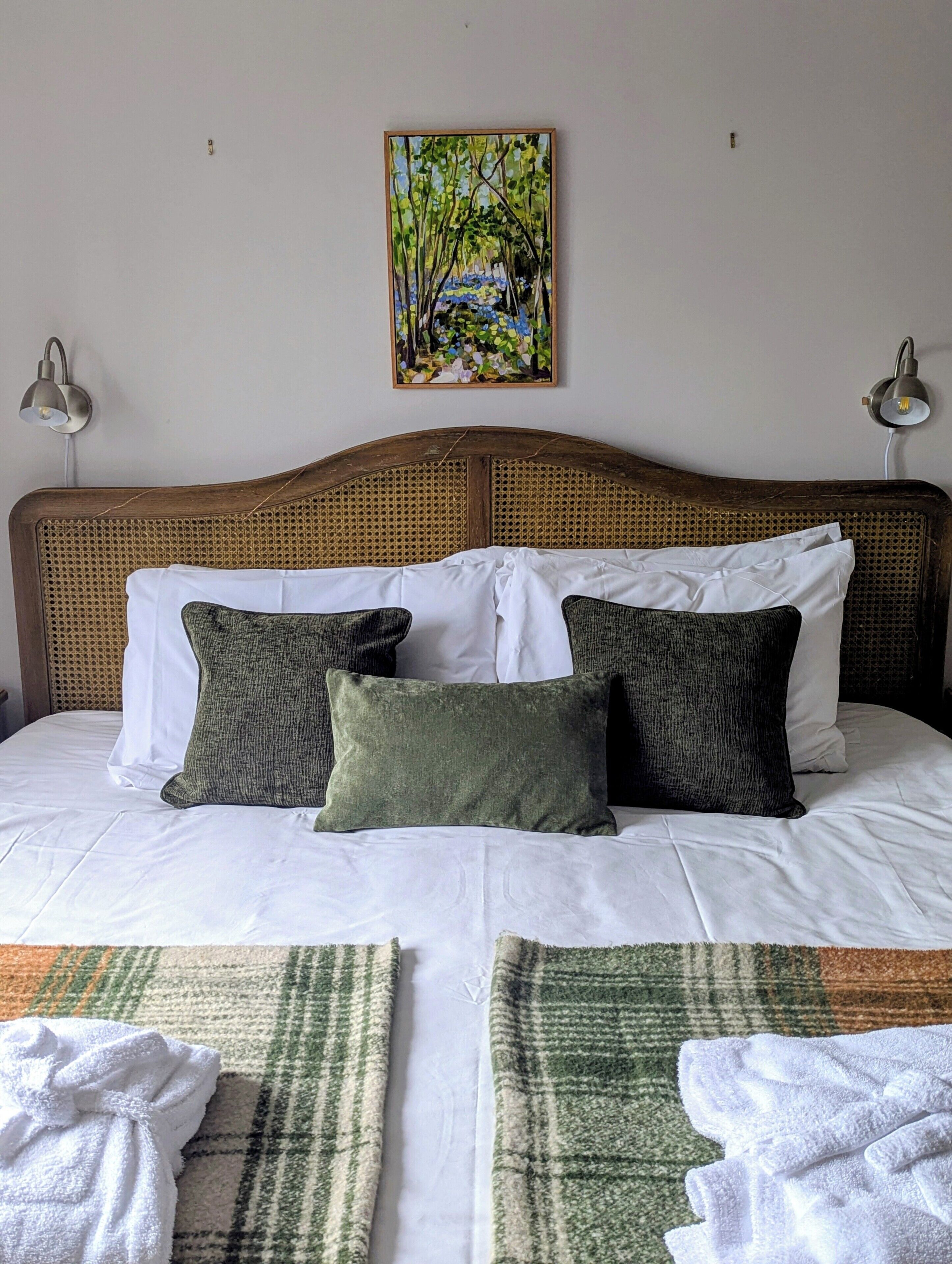 Phòng Tiêu chuẩn, 1 giường cỡ king, không hút thuốc, quang cảnh vườn | Bộ đồ giường cao cấp, nệm cao su hoạt tính (memory foam) 