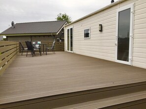 Outdoor dining - Modern vacation home Seegras (Harkebrügge)