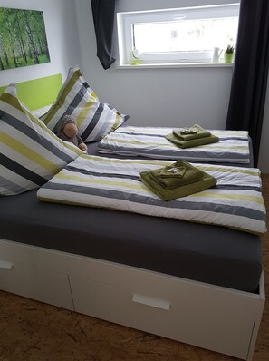 1 Schlafzimmer, kostenloses WLAN, Bettwäsche