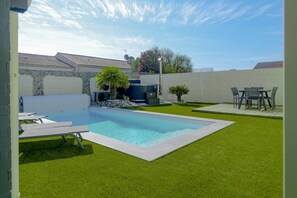Una piscina riscaldata