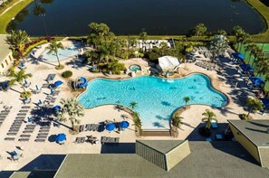 Udendørs pool, opvarmet pool