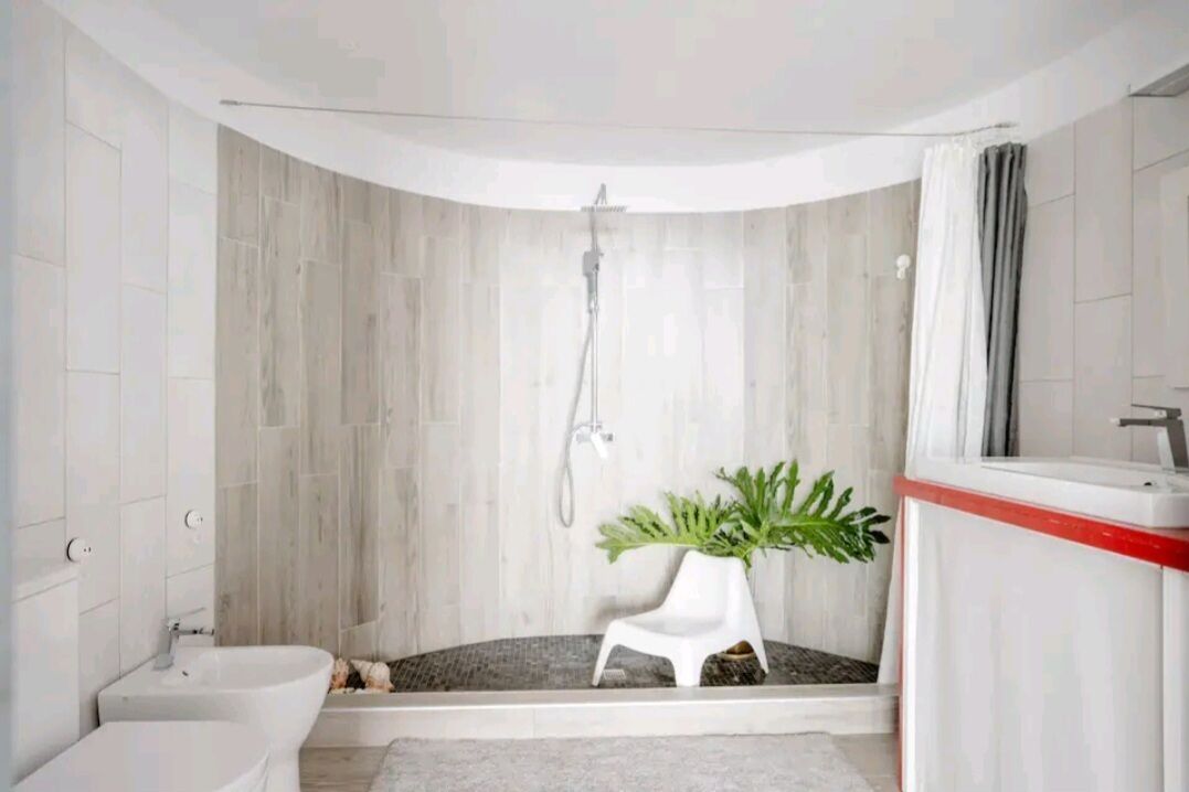 Dutxa, assecador de cabells, bidet i tovalloles 