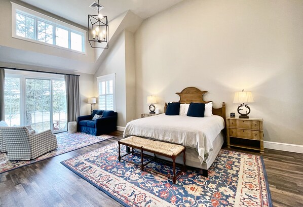 Tabla de planchar con plancha, wifi y ropa de cama