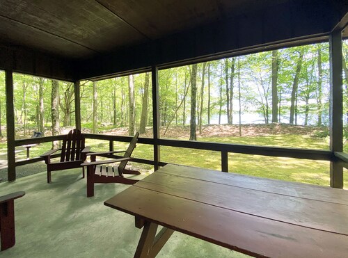 Charming Lake View Cabin in the Poconos on Private Resort