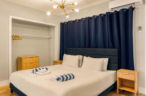 1 soverom, strykejern/-brett, wi-fi og sengetøy