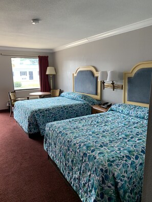Basic Double Room, 2 Double Beds, Non Smoking | Free WiFi, bed sheets - Bayfront Inn (Biloxi)