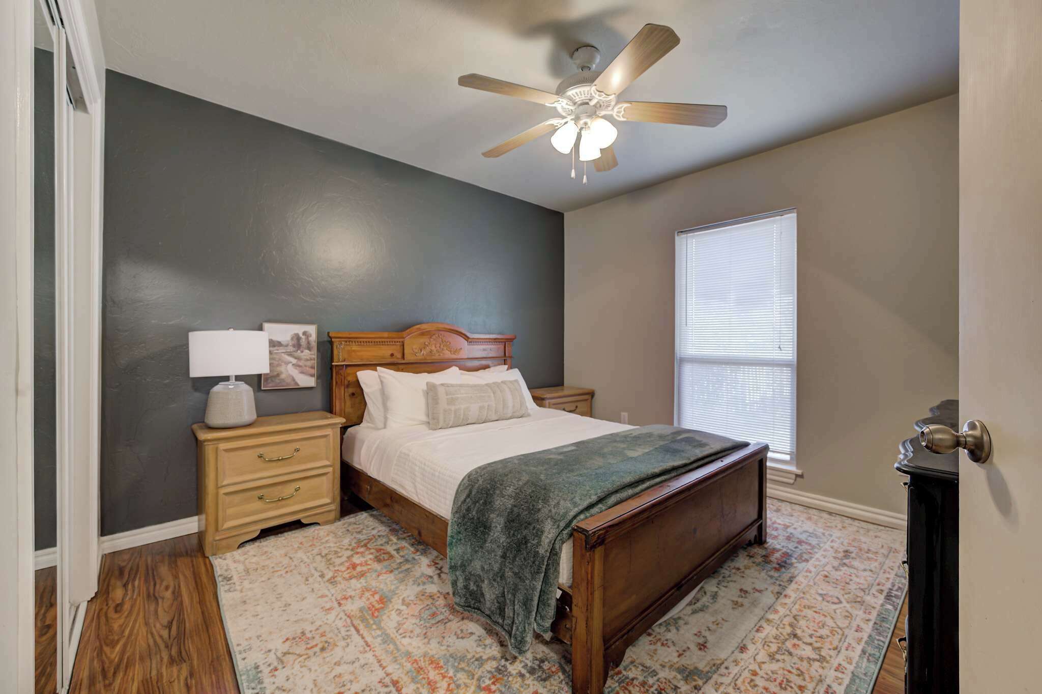 4 bedrooms, iron/ironing board, travel crib, WiFi