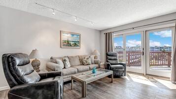 TV, foosball, table tennis, books