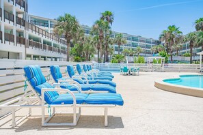 Una piscina riscaldata