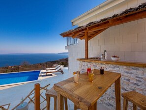 Outdoor dining - Villa Corichi with Swimming Pool (Opatija)