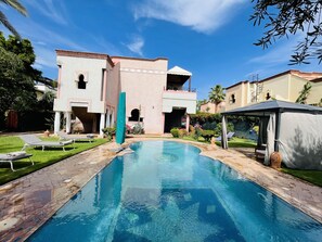 Indoor pool, outdoor pool