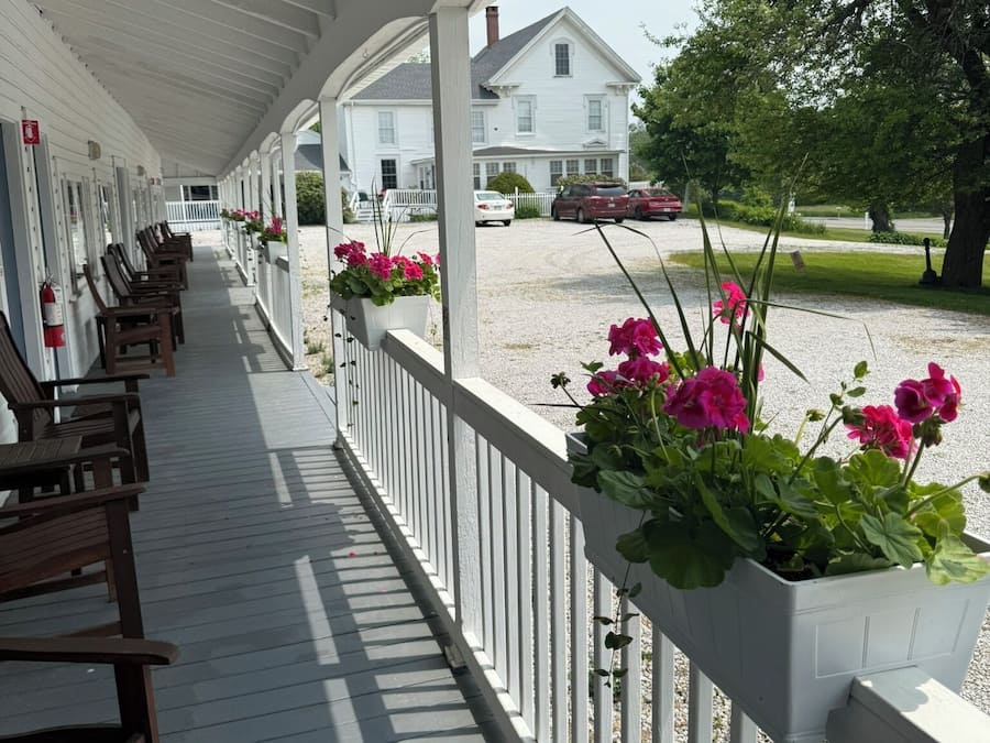 Fassade der Unterkunft