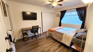2 chambres, fer et planche à repasser, Wi-Fi gratuit, draps fournis