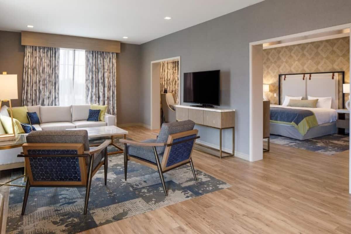 55-inch LCD TV with digital channels, TV, pay movies