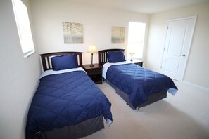 4 bedrooms, iron/ironing board, travel crib, WiFi