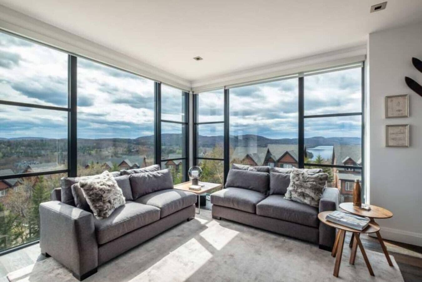 TV, caminetto, impianto stereo