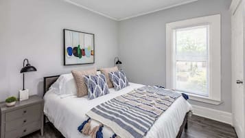 5 bedrooms, iron/ironing board, travel crib, WiFi