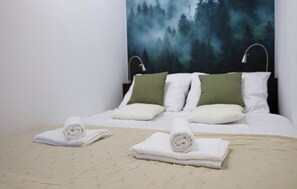 1 Schlafzimmer, kostenloses WLAN, Bettwäsche