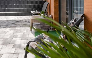 Terrace/patio - Cozy apartment in Zator with WiFi (Zator)