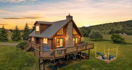 Waterfront West Branch Delaware River cabin. Fly fishing, fire pit, game rm