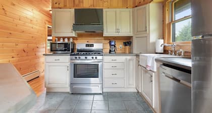 Waterfront West Branch Delaware River cabin. Fly fishing, fire pit, game rm