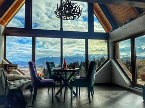 Dining - Refurbished barn looking over the mountains - 20 min away from Dracula's Castle (Fundata)