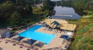 Indoor pool, outdoor pool