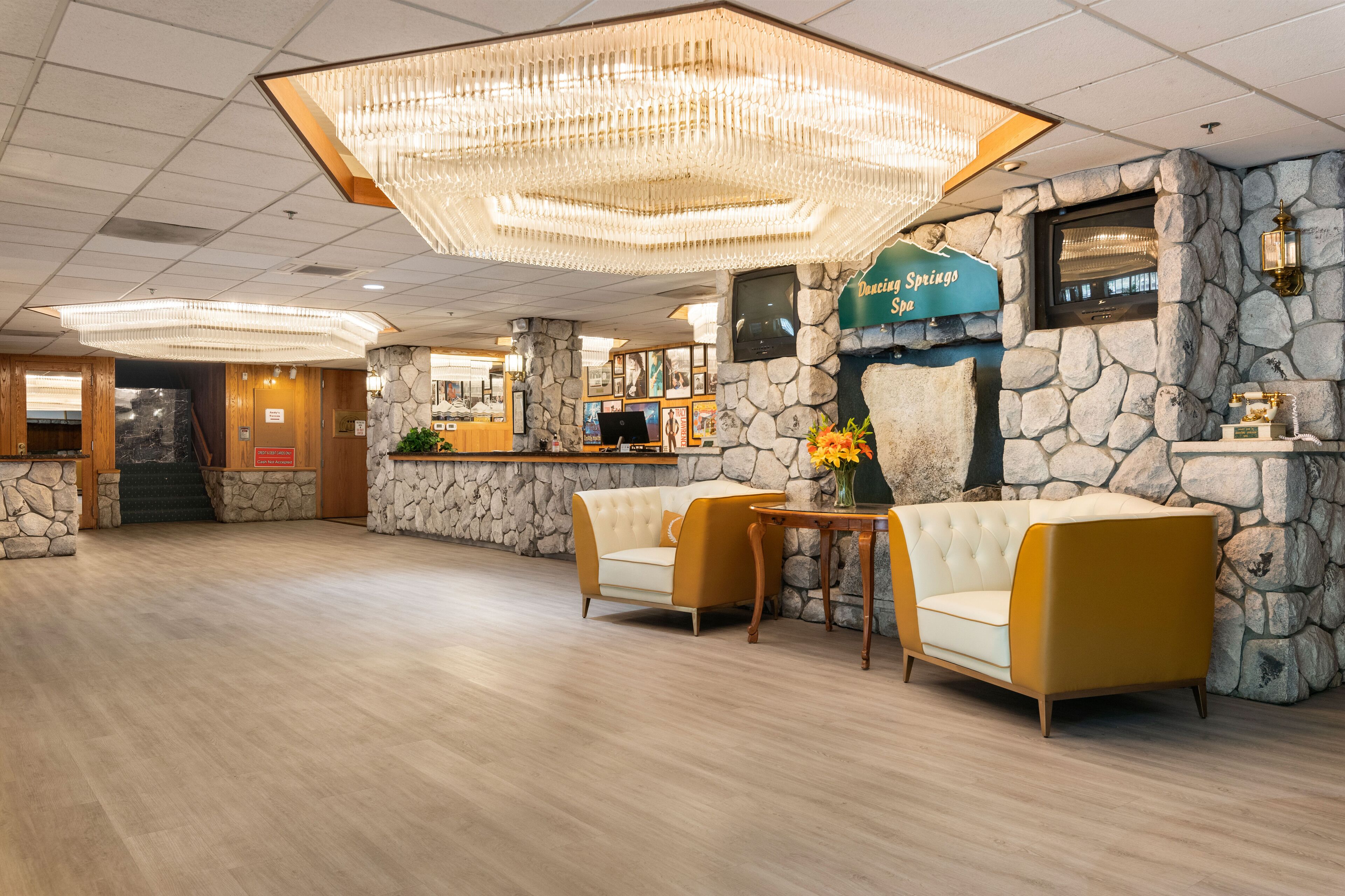Mostrador para check-in y check-out