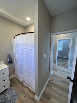 Hair dryer, toilet paper