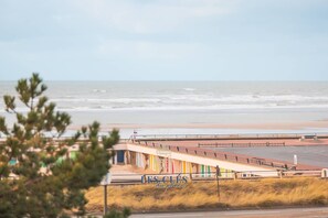 Vlak bij het strand