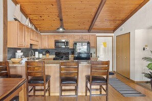 Dishwasher, coffee/tea maker, toaster, ice maker