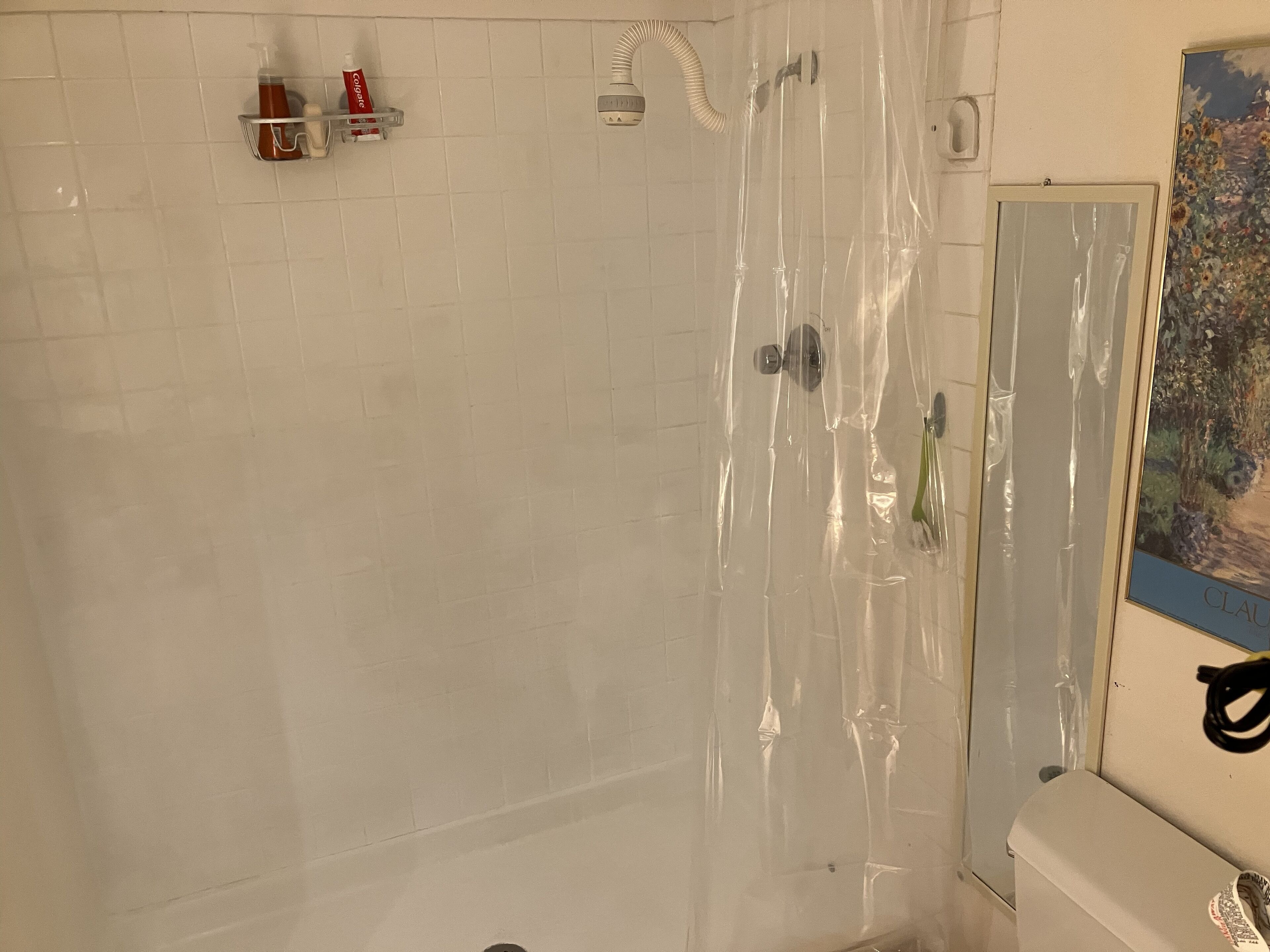 Large master room with connected bathroom 