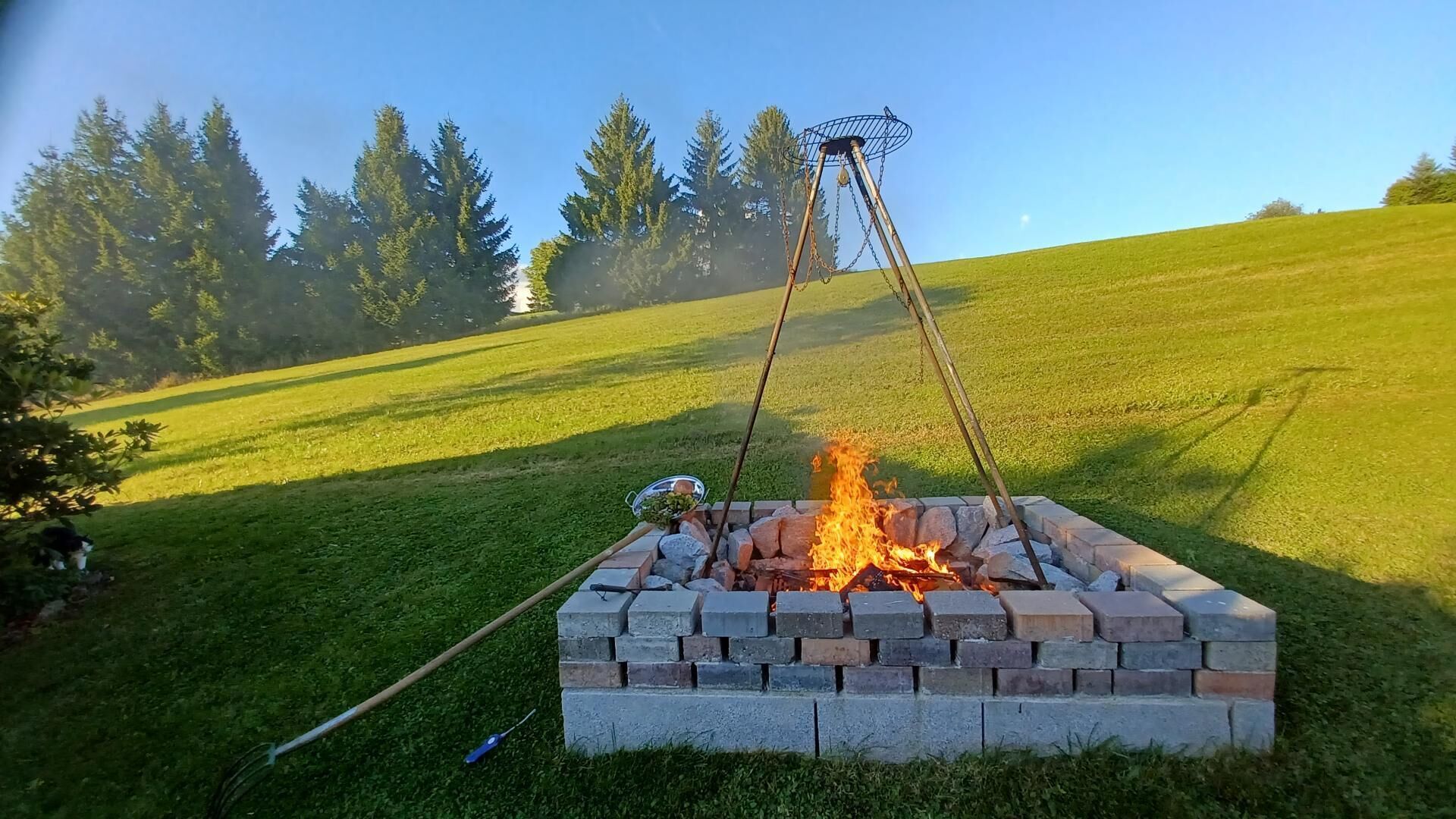Ferienwohnung Rita mit Balkon-Feuerstelle