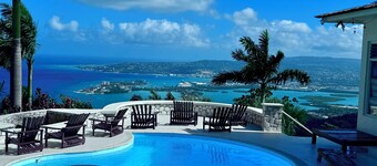 Tropical Hilltop Luxury Private Villa with Pool including Butler.