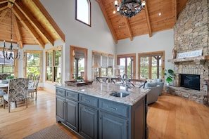 Interior - Luxurious French Country Estate on Smith Lake- Flat yard, dock, fiber internet! (Arley)