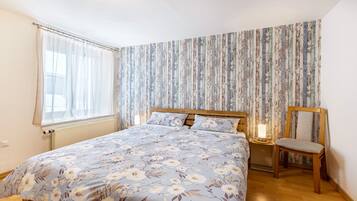 2 soveværelser, gratis Wi-Fi, sengetøj